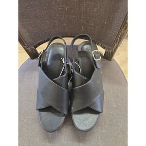 Women's Naomi Wood Wedge Heels with Memory Foam Insole Universal Thread Size 8.5